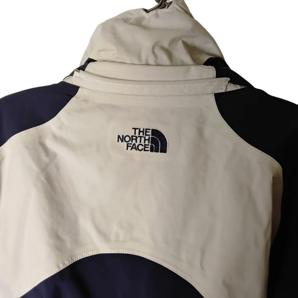 The North Face HyVent Men's M Ski Snowboard Outerwear Navy Beige Jacket
